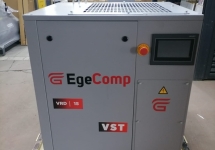EGECOMP VRD15-15 KW İNVERTÖRLÜ VİDALI KOMPRESÖR 100 SAAT'de